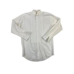 Crafters Collection - Button Down Dress Shirt in White